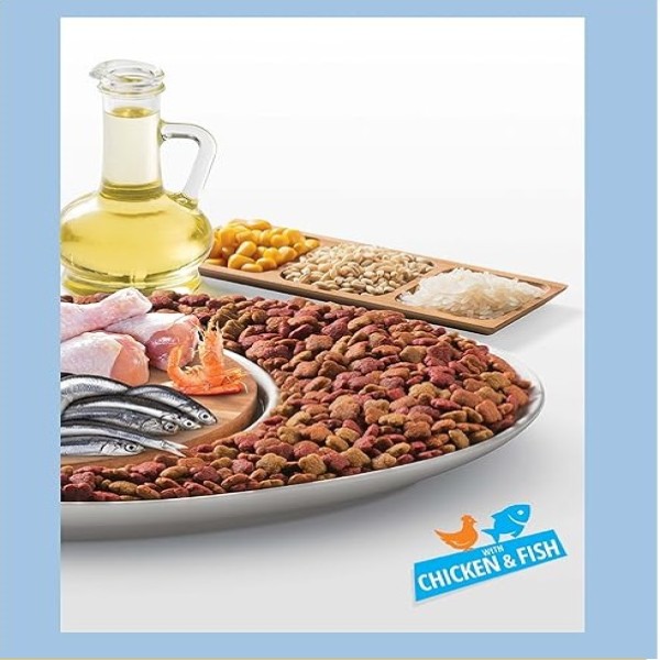 Mito Premium Adult Cat Food - Mix Chicken & Fish Flavor 1kg For All Breeds Cats