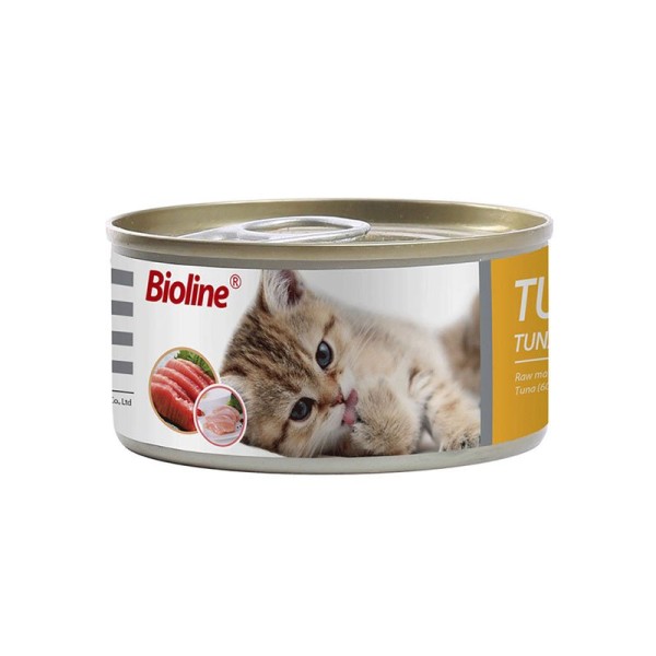 Bioline Cat Can Food - Tuna & Chicken 85g | Tuna Can