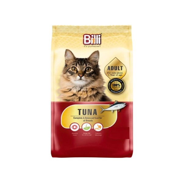 Billi Adult Dry Cat Food - Real Tuna 3kg | Adult Dry Cat Food