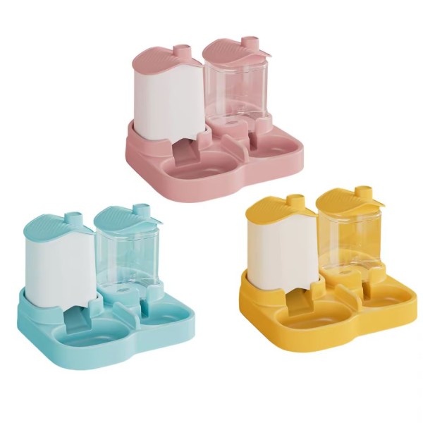 Pet Dog Cat Food Dispenser Pet Supplies Cat Bowl Bottle Dog Food Bowl Automatic Cat Feeder
